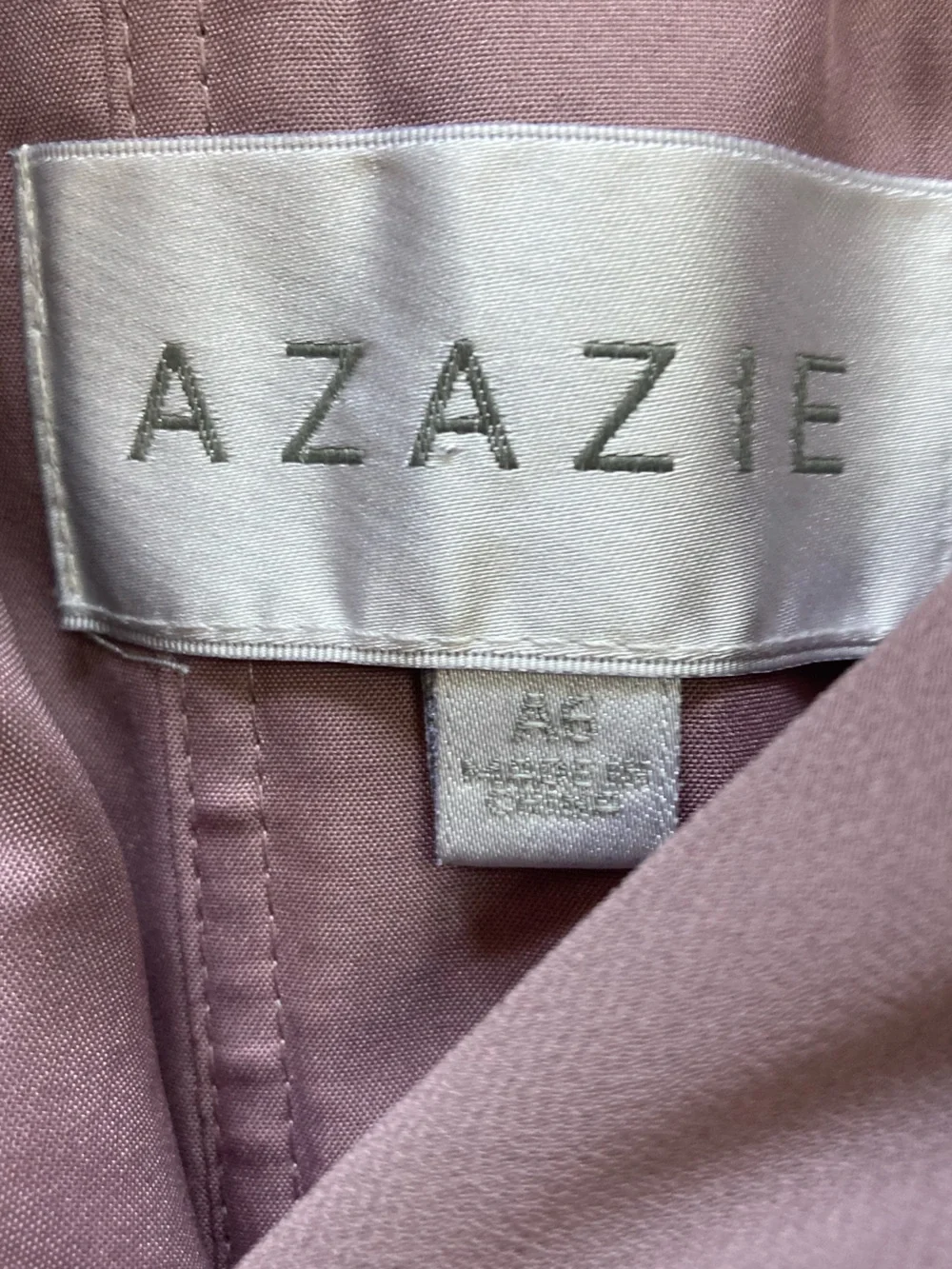 Azazie Lavender Chiffon Off-Shoulder Maxi Dress - Picture 3 of 3